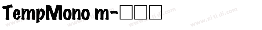 TempMono m字体转换